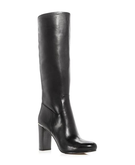 michael kors boots high heel.